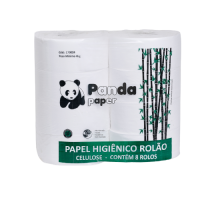 Imagem do produto Papel Higiênico Rolão Folha Simples Panda pacote c/ 6 UND